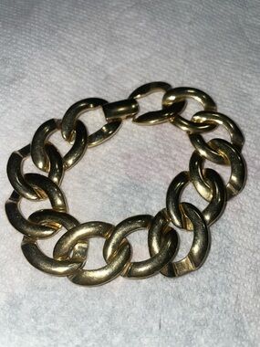 Vintage Napier Chunky Gold Link Bracelet
